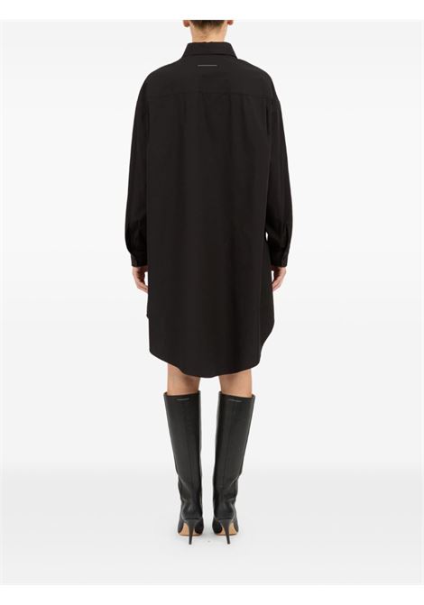Chemisier a maniche lunghe in nero  Mm6 maison margiela - donna MM6 MAISON MARGIELA | S52CT0793M35480900